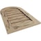 Ekena Millwork Timberthane Pecky Cypress Round Top Faux Wood Non-Functional Gable Vent, Primed Tan, 28"W x 24"H GVURRT28X24DPCPR - alternate 3